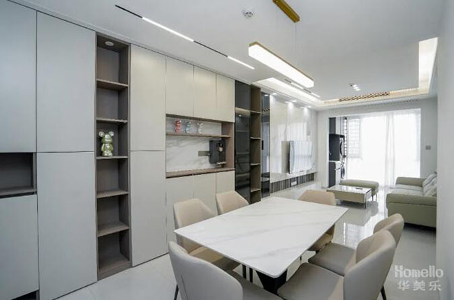 95㎡簡約風(fēng)三居室，超實用橫廳布局，讓生活有節(jié)奏又舒適